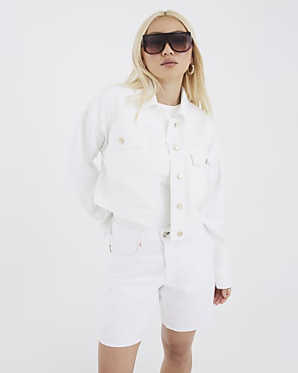White Denim Jacket