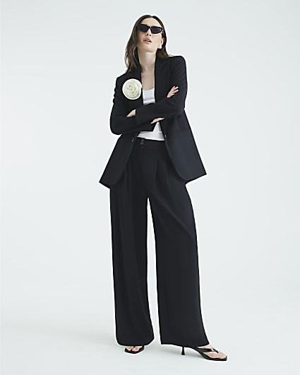 Black Wide Leg Trousers