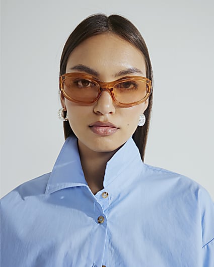 Blue Boxy Fit Short Sleeve shirt
