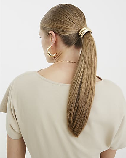 Gold Curved Hairband