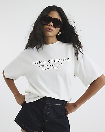 Premium White Soho Studios T-Shirt