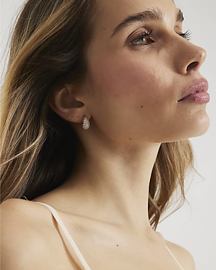 Gold Teardrop Earrings
