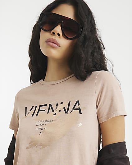 Brown Vienna Short Sleeve T-shirt