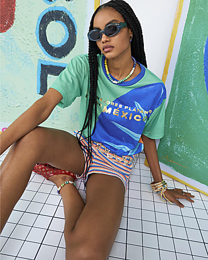 Blue Atlas Short Sleeve Mexico T-shirt
