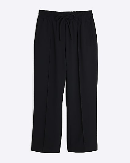 Petite Black Tailored Joggers