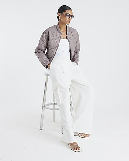 Grey Lighweight Padded Jacket