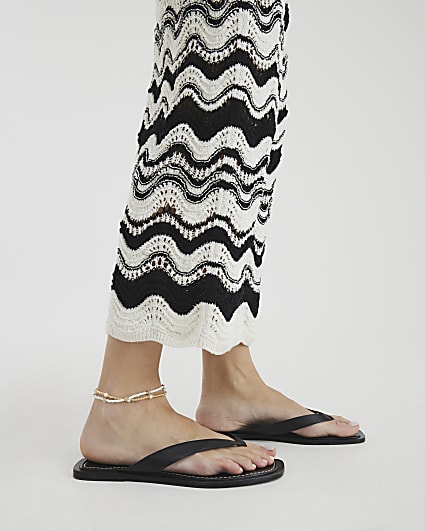 Gold Starfish Stretch 2 Pack Anklets