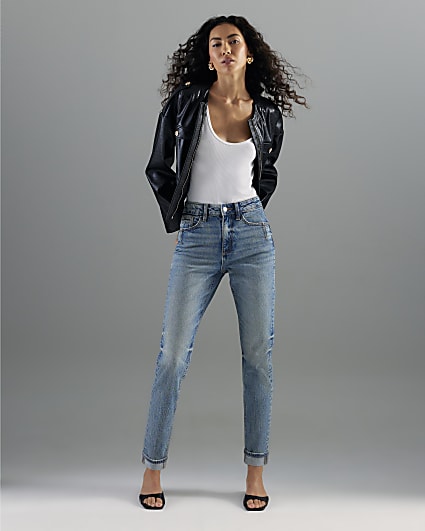 Blue Mom Sculpt Jeans
