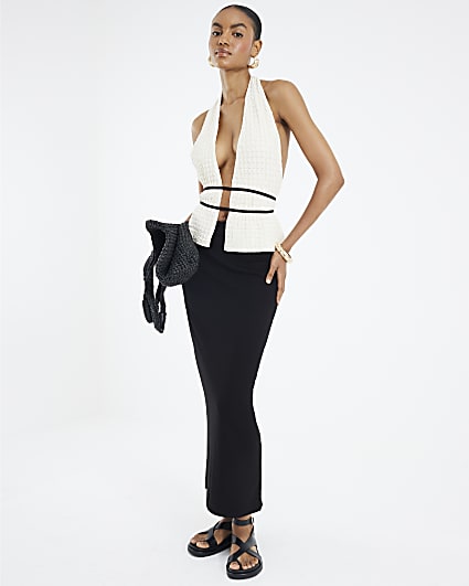 Black Premium Maxi Skirt