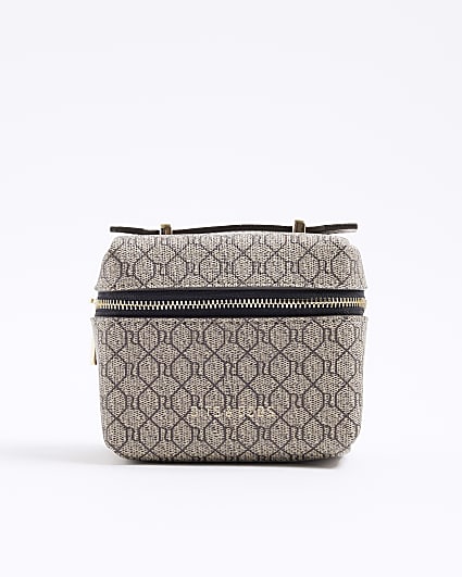 Beige RI Monogram Trinket Holder