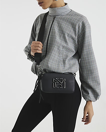 Black Crossbody Camera Bag