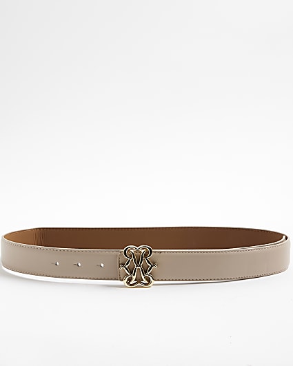 Grey RI Swirl Buckle Belt