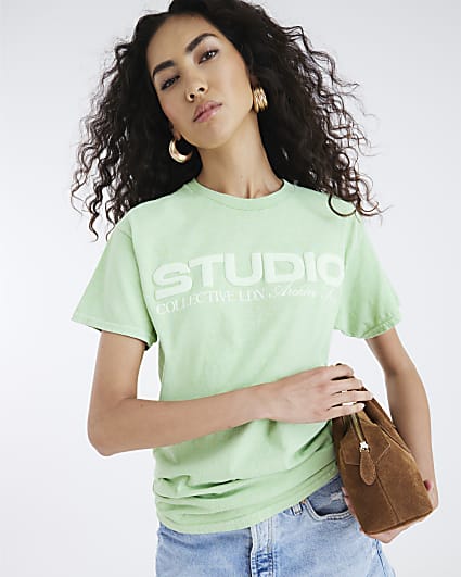 Lime Short Sleeve Studio T-shirt