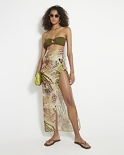 Multi Colour Sorch Print Beach Sarong