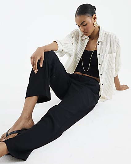 Black Tailored Joggers