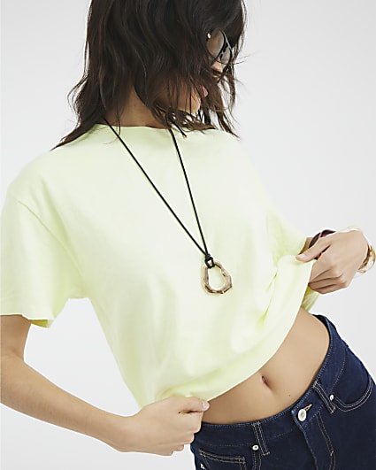 Yellow Short Sleeve Fluorescent T-shirt