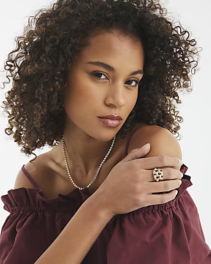 Gold Woven Ring