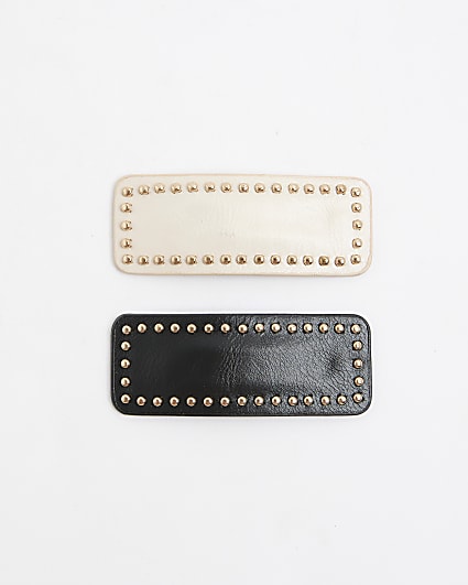 Multi Colour Studded Hair Sliders