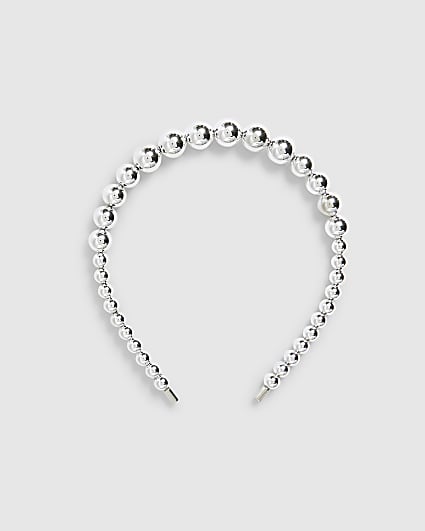 Silver Ball Headband