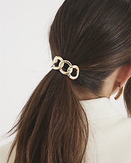Gold Metal Chain Hairband
