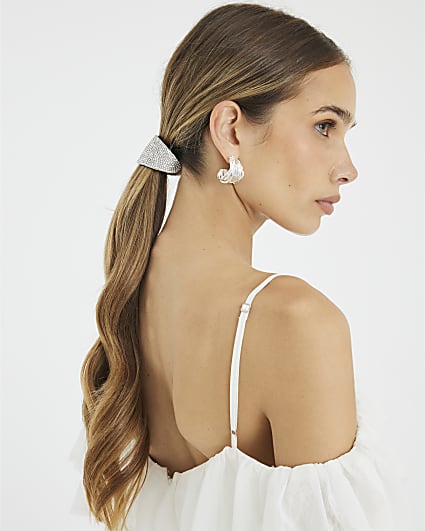 Silver Rhinestone Hairband