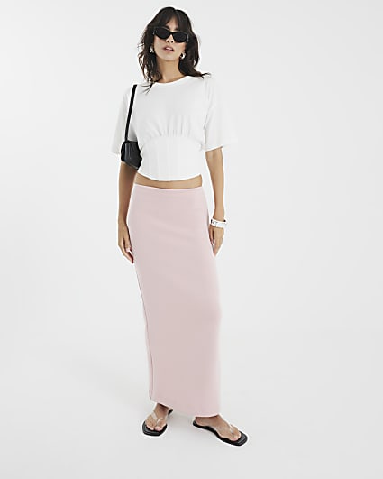 Pink Maxi Skirt