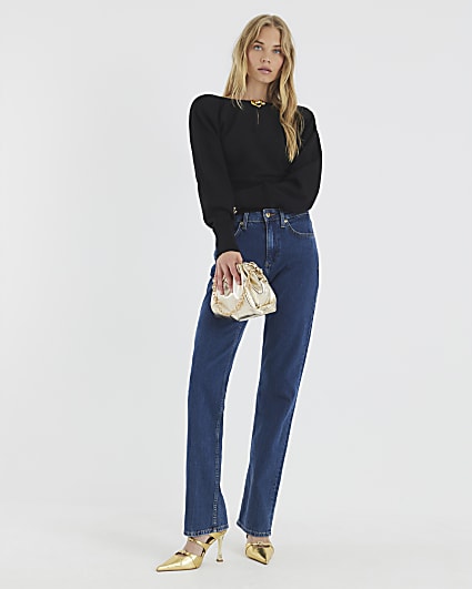 Black Keyhole Jumper