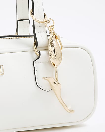 Gold Flower Bag Charm