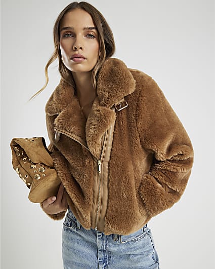 Brown Borg Aviator Jacket