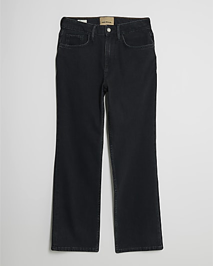 Petite Black Stretch Straight Leg Jeans