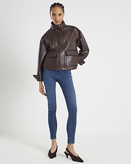 Blue Molly Mid Rise Sculpt Jeans
