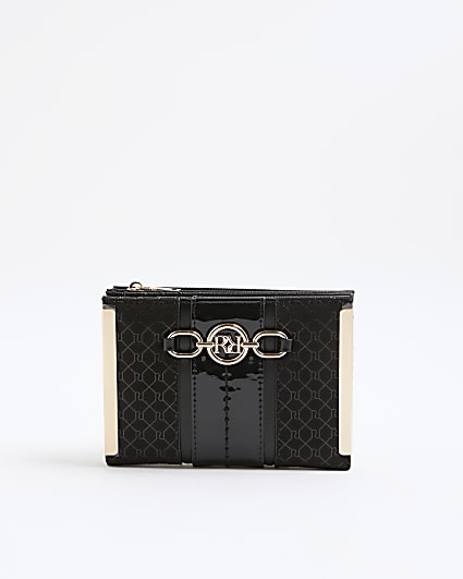 Black Monogram Snaffle Detail Purse