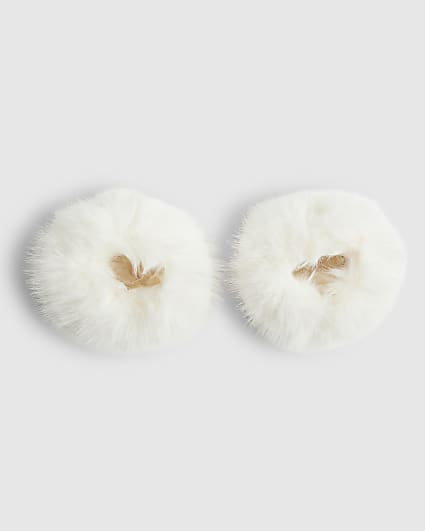 Cream Faux Fur Cuffs