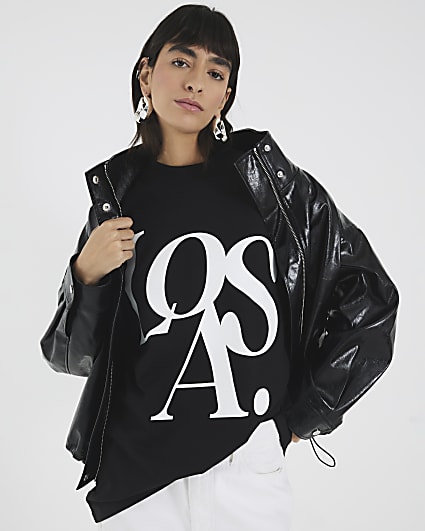 Black Premium Los A Gloss T-Shirt