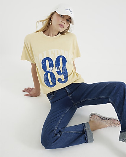 Yellow Short Sleeve Palermo 89 T-shirt