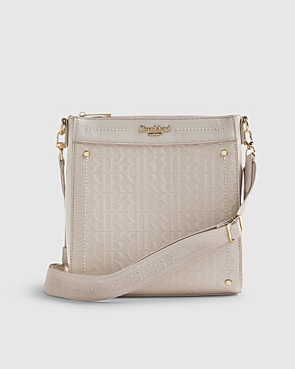 Cream Monogram Messenger Bag