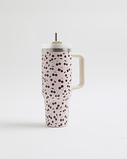 Cherry Cup With Straw