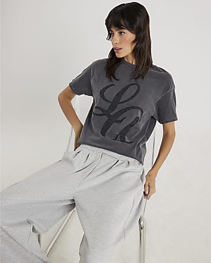 Grey Short Sleeve LA T-shirt