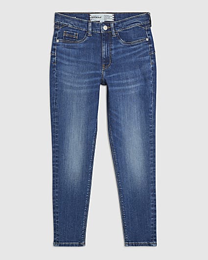 Petite Blue Sculpt Skinny Jeans