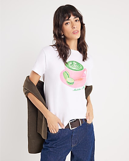 White Matcha Latte Youth T-shirt