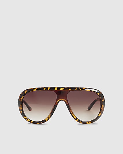 Tortoiseshell Aviator Sunglasses
