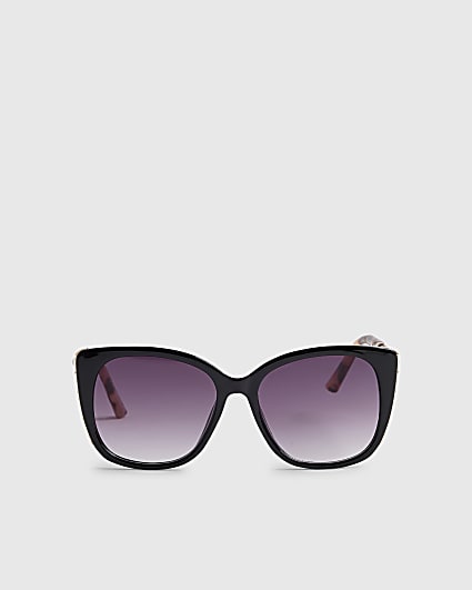 Black Plastic Cat eye Sunglasses