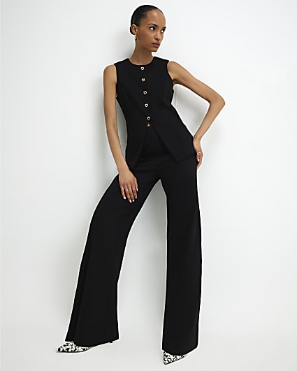 Black Wide Leg Trousers