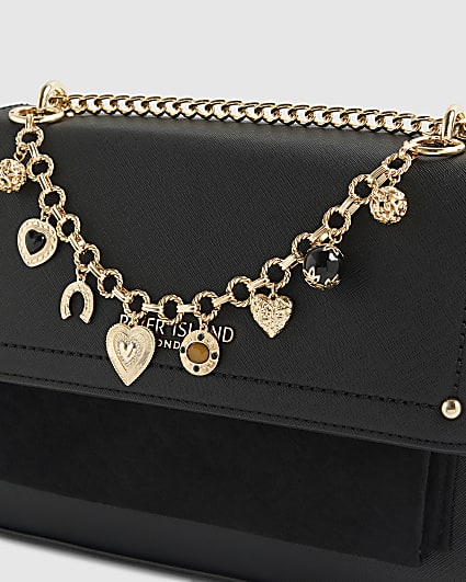 Gold Heart Bag Charm