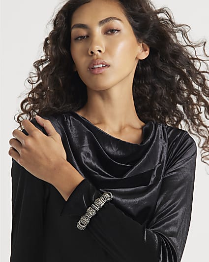 Black Stretch Bracelet