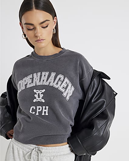 Grey Long Sleeve Copenhagen Sweatshirt