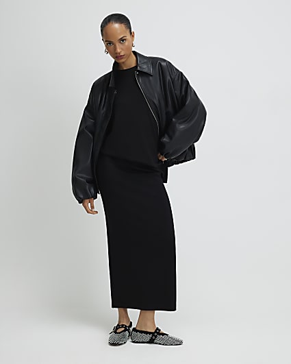 Black Premium Maxi Skirt