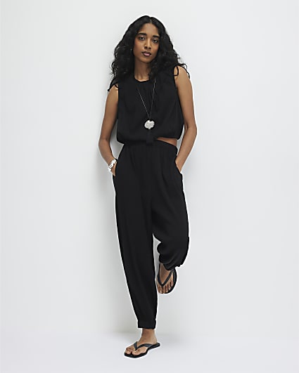 Black Tie Shoulder Lounge Set