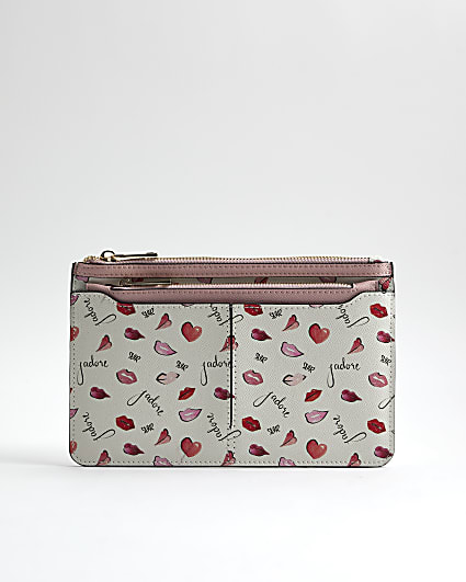Cream J'adore Travel Wallet