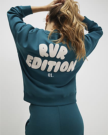 Green RVR Edition Back Print Sweatshirt